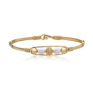 Ronaldo “Touch” Elegant Gold Women's Bangle Bracelet.